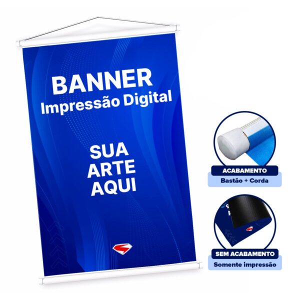 Banner Lona Personalizado com Foto Logo - Imagem 4