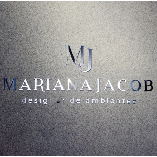 Logomarca Letreiro Acrílico Espelhado Personalizado 60x35cm - Imagem 3